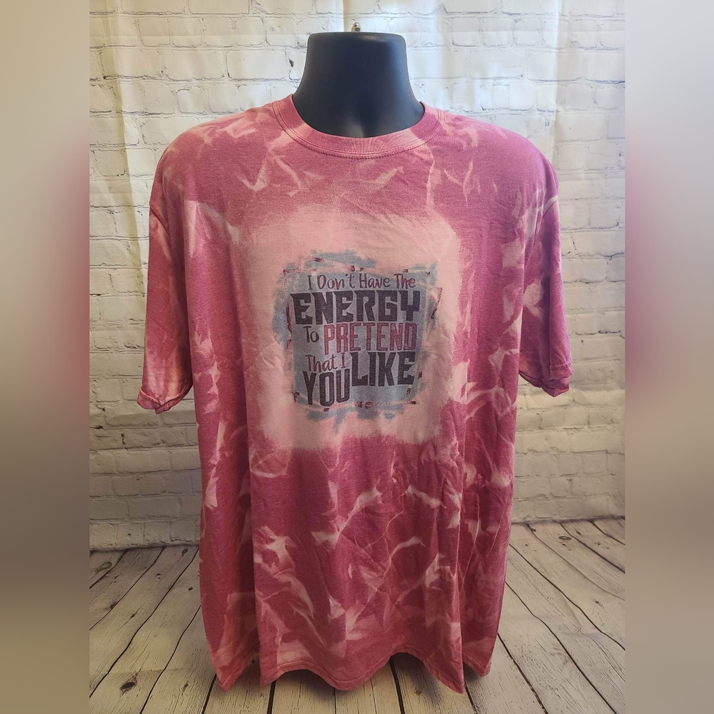 LIke new bleached t-shirt